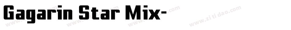 Gagarin Star Mix字体转换
